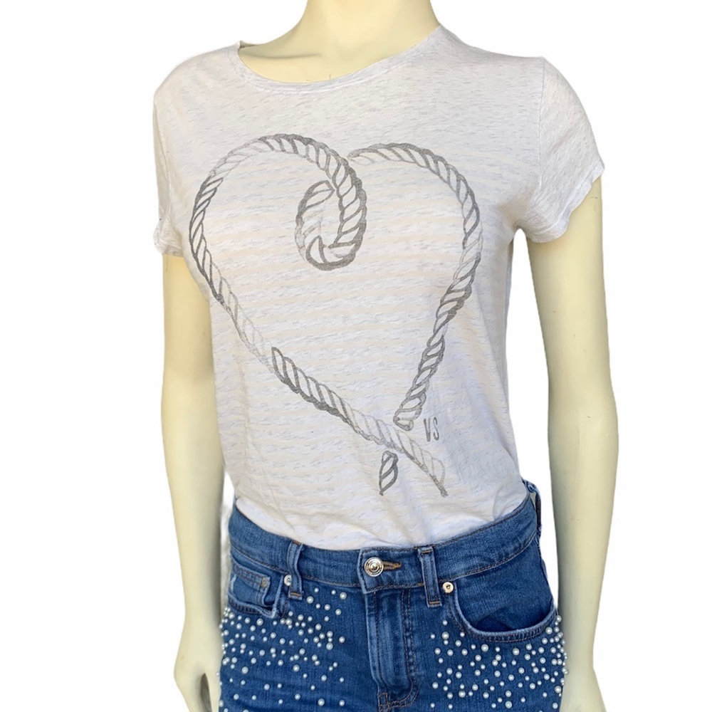 Victoria Secrets Soft Heart Love T-Shirt - Picture 4 of 8